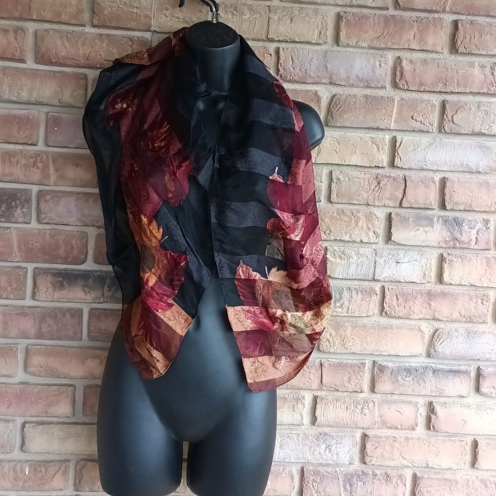 Liz Claiborne 100% silk scarf